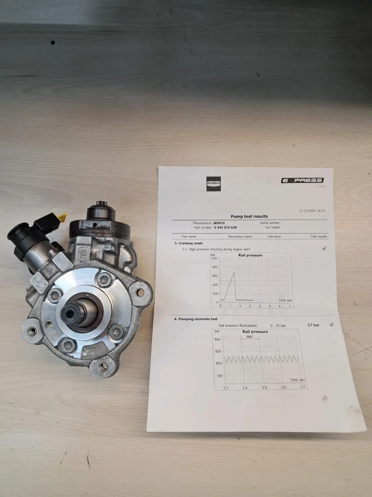 1.1 Pompa wysokiego ciśnienia Volkswagen Scirocco Sharan Eos - 0445010533 - obrazek 2