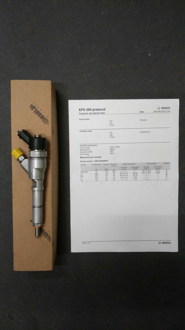 Wtryskiwacz Vauxhall Signum 1.9 CDTI - 0445110276