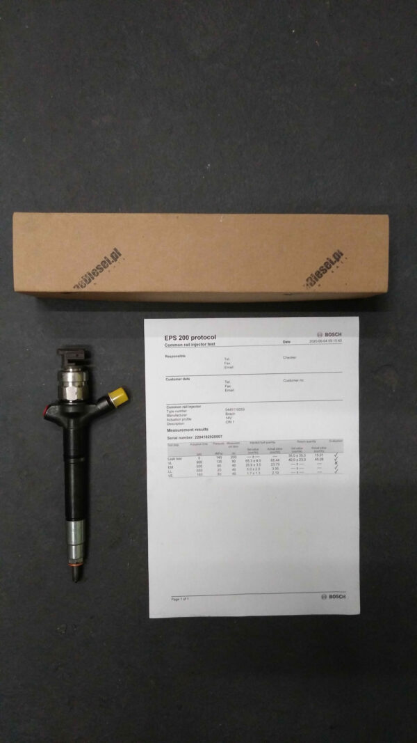 Wtryskiwacz Toyota RAV4 2.0 D DENSO Diesel Injector - 23670-0R050