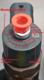 Wtryskiwacz Bosch 0445110654