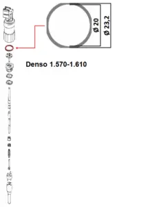 Denso odkładka regulacyjna  1.570-1.610 - obrazek 2