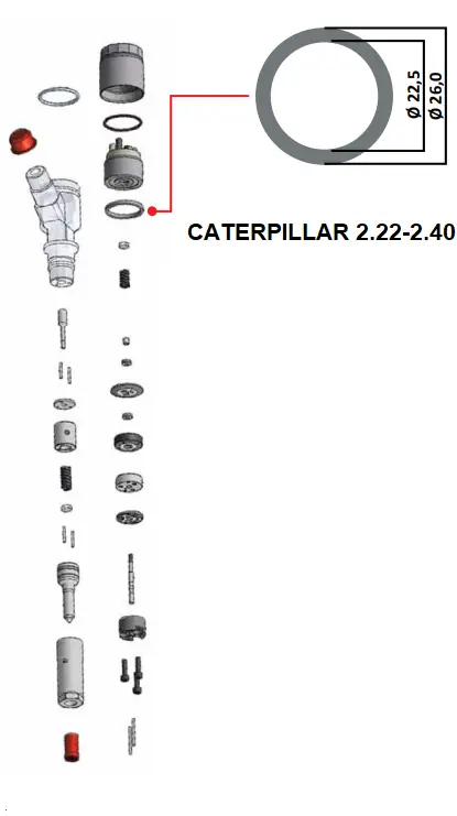 CATERPILLAR podkładka regulacyjna
